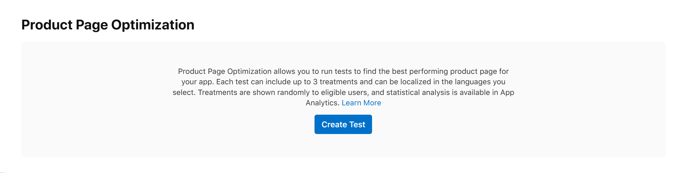 App Store A/B testing